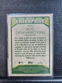 2026 Topps Heritage #TE-PC Pete Crow-Armstrong The Enterprise - Image 2