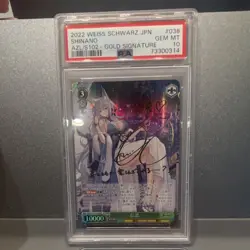 Weiss Schwarz Shinano Azur Lane SP Gold Signature Japanese PSA 10 - Image 1