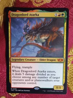 Dragonlord Atarka Tarkir Dragonstorm COMMANDER Magic The Gathering MTG mythic - Image 1