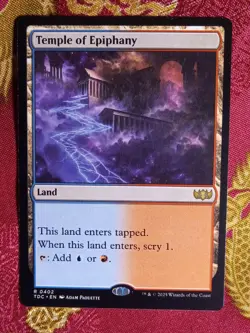 Temple of Epiphany Tarkir Dragonstorm COMMANDER Magic The Gathering MTG rare - Image 1