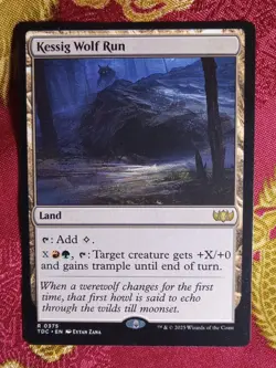 Kessig Wolf Run Tarkir Dragonstorm COMMANDER Magic The Gathering MTG rare land - Image 1