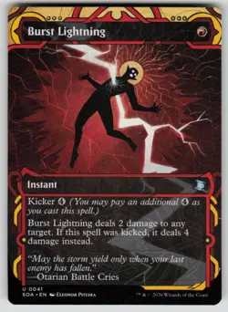 Burst Lightning Uncommon Secrets of Strixhaven: Mystical Archive 41 MTG NM 2026 - Image 1