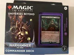 MTG Magic: The Gathering Warhammer 40,000 NNECRON DYNASTIES Commander Deck - NEW - Image 1