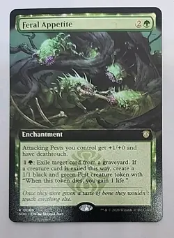 Feral Appetite (Extended Art) Commander: Secrets of Strixhaven Regular MTG - Image 1