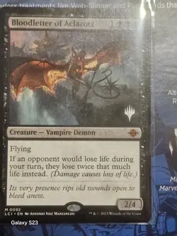 Mtg Edge Of Eternities-Bloodletter Of Aclazotz(PROMO) - Image 1