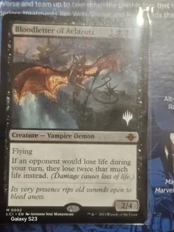 Mtg Edge Of Eternities-Bloodletter Of Aclazotz(PROMO) - Image 2