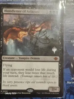 Mtg Edge Of Eternities-Bloodletter Of Aclazotz(PROMO) - Image 3