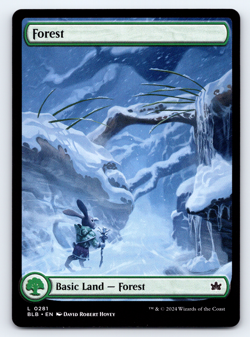 Forest Full Art NONFOIL 281 Land - Bloomburrow MTG - Image 1
