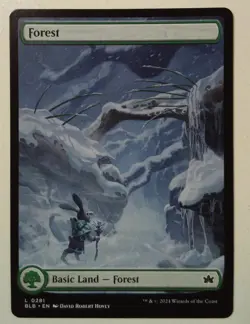 Forest 0281 *Full Art Basic Land* Magic MtG x1 Bloomburrow - Image 1