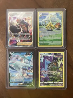 Pokemon Lot Crown Zenith GlaceonToxtricity Electivire Raihan TCG - Image 1