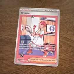 Pokemon Crispin SIR Holo 171/131 Prismatic Evolutions Trainer Card - Image 1