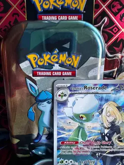 Pokemon TCG Cynthia's Roserade 184/182 Destined Rivals Illustration Rare - Image 2