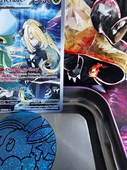 Pokemon TCG Cynthia's Roserade 184/182 Destined Rivals Illustration Rare - Image 4
