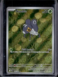 2025 Pokemon Phantasmal Flames Nymble Illustration Rare #096/094 - Image 1