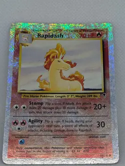 Rapidash 60/110 Legendary Collection Reverse Holo Rare Pokemon TCG Nintendo LP - Image 3