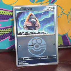 Pokemon Snorunt 046/217 Me: Ascended Heroes Love Ball Reverse Holo - Image 1