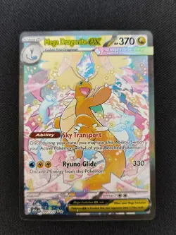Pokemon Mega Dragonite ex Ascended Heroes 290/217 Special Illustration Rare TCG - Image 1