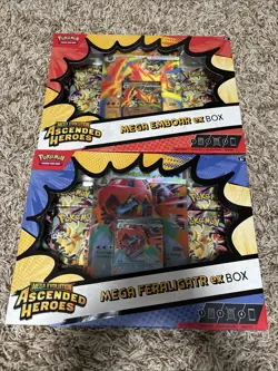 Pokemon TCG: Mega Evolutions Ascended Heroes Mega Ex Lot Of 2 Sealed. - Image 1