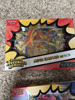Pokemon TCG: Mega Evolutions Ascended Heroes Mega Ex Lot Of 2 Sealed. - Image 2