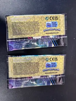 TWO Pokemon TCG Crown Zenith Sealed Booster Packs - Image 2