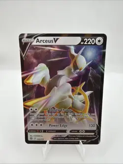 Pokemon TCG Arceus v 122/172 SWSH Brilliant Stars Ultra Rare - Image 1