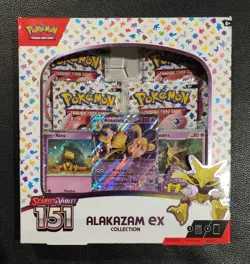 Pokemon TCG: Scarlet & Violet-151 Alakazam EX Collection Box New Sealed EN 820650855269 - Image 1
