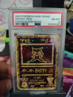 Pokemon 2000 Game Movie Promo Ancient Mew PSA 8 - Image 2