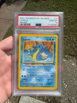 LAPRAS PROMO POKEMON SOUTHERN ISLANDS PROMO 2001 12 PSA 10 - Image 1