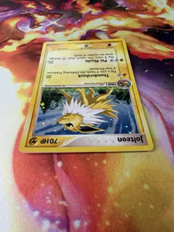 Jolteon 3/17 NM *HOLO SWIRL* Holo Rare POP Series 3 2006 Pokemon TCG - Image 3