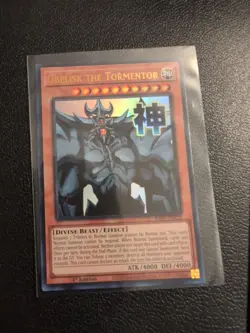 YuGiOh Obelisk the Tormentor RA05-EN129 STAMPED ART Rarity Collection 5 - Image 1