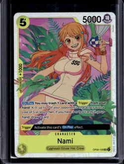 2024 One Piece Two Legends Nami Super Rare #OP08-106 - Image 1