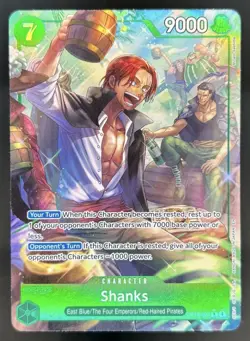 2026 One Piece Azure Sea's Seven Shanks Rare Alt Art #OP14-027 - Image 1