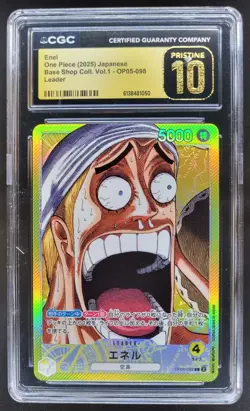 2025 ONE PIECE JP ENEL LEADER OP05-098 CGC 10 PRISTINE PT - Image 1