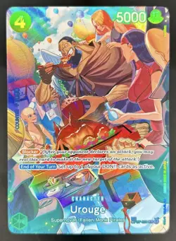 2025 One Piece Royal Blood Urouge Special Alt Art #OP07-021 - Image 1