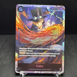Sabo PRB02-014 SR One Piece TCG Near Mint NM Foil - Image 1