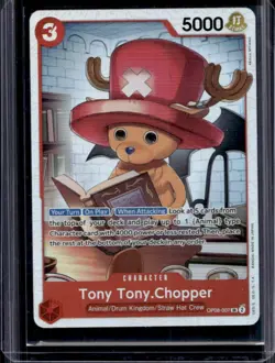 2024 One Piece Two Legends Tony Tony.Chopper Super Rare #OP08-007 - Image 1