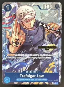 2024 One Piece Championship Event Pack Promo Trafalgar Law #ST03-008 - Image 1