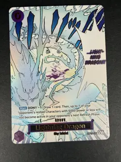 Lightning Dragon OP15-077 Manga Event Alternate Art - One Piece TCG - Image 3