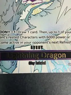 Lightning Dragon OP15-077 Manga Event Alternate Art - One Piece TCG - Image 5