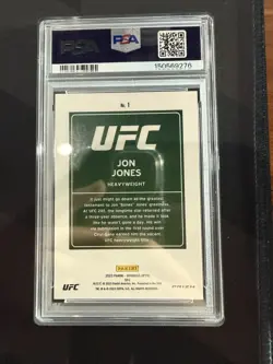 2023 Donruss Optic UFC Jon Jones Downtown PSA 8 #1 NM-MT🔥🔥 - Image 2