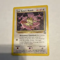 Pokemon Team Rocket's Meowth Wotc Promo 18/53 Promo Regular 2000 English Card - Image 1