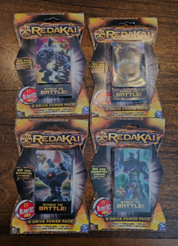 REDAKAI CONQUER THE KAIRU X DRIVE 4 POWER PACKS 3D ANIMATED TRADING CARDS - 44 - Image 1