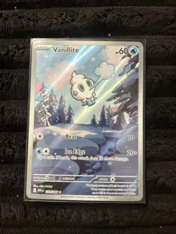 Pokemon TCG White Flare Vanillite Illustration Card 111/086 - Image 1