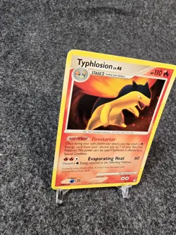 Pokemon TCG Typhlosion Card 16/123 Mysterious Treasures Holo Moderate Play - Image 2