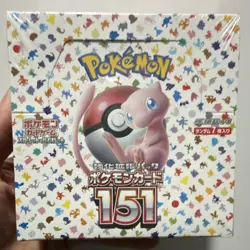 Pokemon TCG 151 Booster Box Japanese 2023 Mew Sealed Pokemon Card Game - Image 1