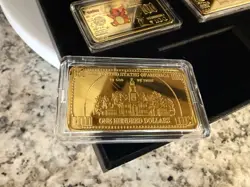 Pokemon Cards and 7pc. Collectible Gold-Plated Bars - Guaranteed Vintage Cards! - Image 5