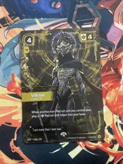 Viktor - Leader 246b/298 Arcane Box Promo - Riftbound TCG Card - Image 1