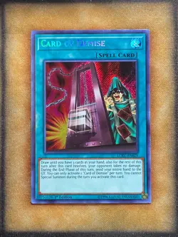 Yugioh Card of Demise LCKC-EN029 Secret Rare 1st Ed NM - Image 1