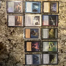 Magic: The Gathering 12 Card Lot - Breeding Pool, Brimaz, Nykthos, Blightsteel - Image 1