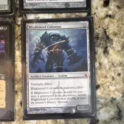 Magic: The Gathering 12 Card Lot - Breeding Pool, Brimaz, Nykthos, Blightsteel - Image 5